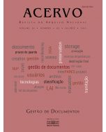 Revista Acervo, v. 28, n. 2 | Gestão de documentos