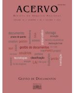 Revista Acervo, v. 28, n. 2 | Gestão de documentos