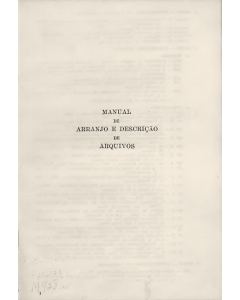 Manual de arranjo e descrição de arquivos