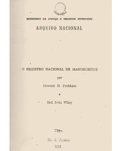O registro nacional de manuscritos