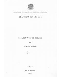 Os arquivos de Estado