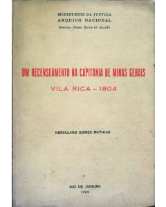 Recenseamento na capitania de Minas Gerais: Vila Rica - 1804, Um